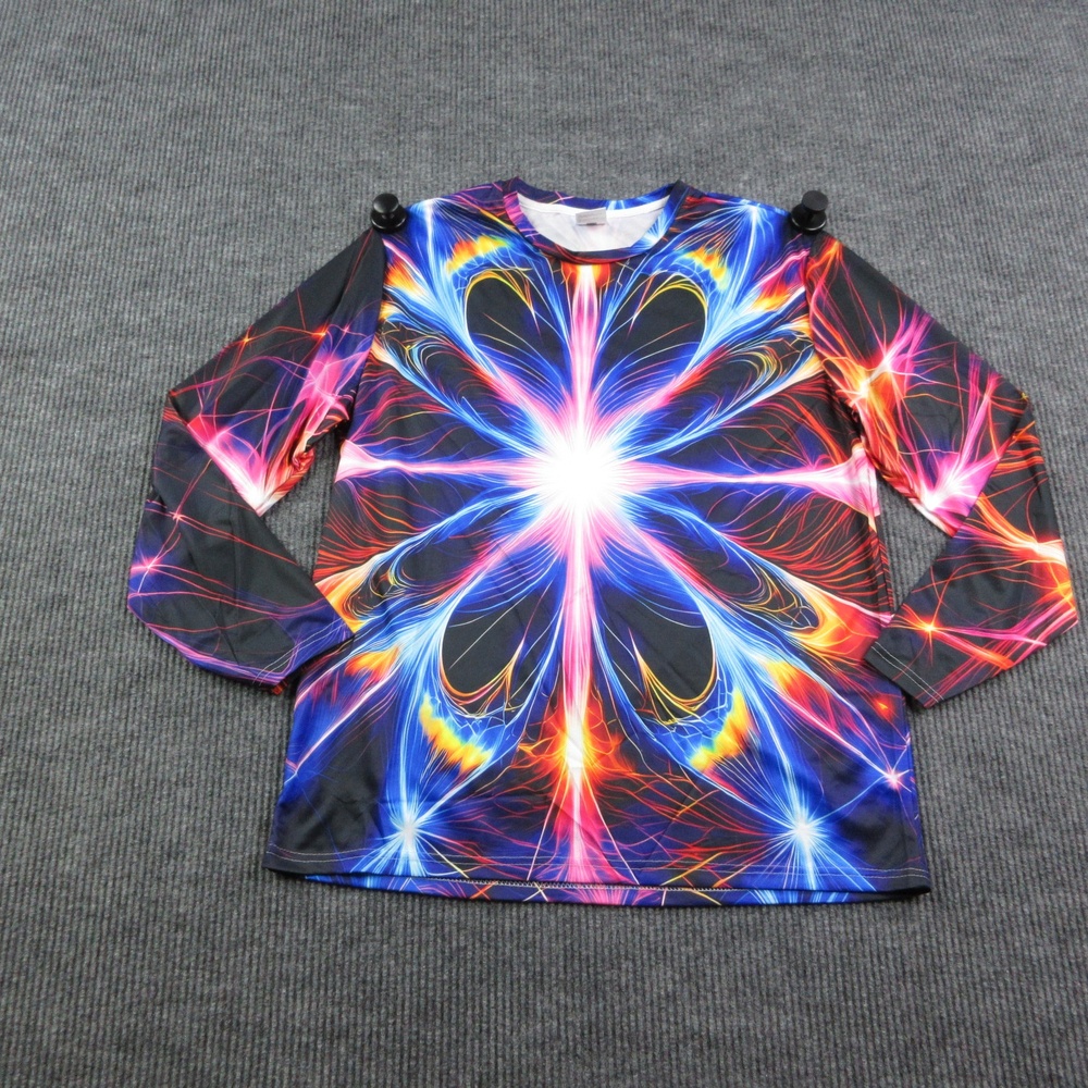 Under Armour Shirt Mens 2XL Multicolor Jersey Long Sleeve Moisture Wicking NWT